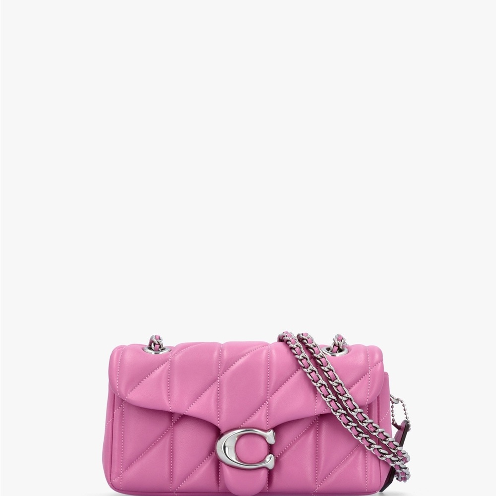 Coach Fuchsia Pink Quilted Tabby 20